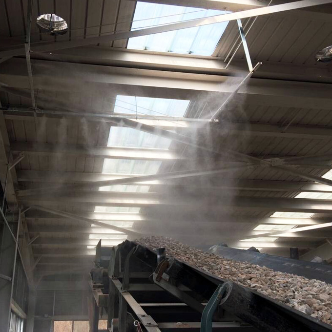 JY-WWGY碎石砂石厂喷雾除尘系统
